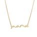 Instagram Fashion Minimalist Hollow Out Pendant Mama Letter Necklace Mother's Day Gift S Sterling Silver Collar Chain_ipsvogv.com