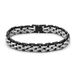 Hot Selling Titanium Steel Three-Row Flat Strap Men's Bracelet Wristband Street Hip-Hop 2024 New Model_ipsvogv.com