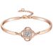 Women’s Jewelry Set Fashion new bracelet women's fashion simple diamond four leaf clover bracelet sisters girlfriends gift jewelry_ipsvogv.com