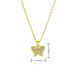 Hot Selling Butterfly Zircon Earrings Necklace Set Personalized Light Luxury Butterfly O Shaped Chain Jewelry_ipsvogv.com