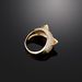 Trendy Cat Ear Cubic Zirconia Ring For Men & Women – Hip Hop Bling Statement Jewelry, Gold Plated, Sizes 7-10_ipsvogv.com