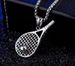New Badminton Trendy Hip-Hop Long Versatile Men's Sweater Chain Tennis Racket Necklace Accessories_ipsvogv.com