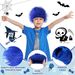 Halloween Christmas Plush Magic Elf Wig Costume Fans Wig Cheer School Sports Games_ipsvogv.com
