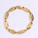 New Titanium ING Style Electroplated Real Gold Stainless Steel Elegant Men's DIY Bracelet_ipsvogv.com