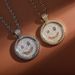 Women's Jewelry 925 Sterling Silver Heart Geometric Necklace For Couples, Detachable Layering Design, Elegant Statement Piece_ipsvogv.com