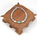 Bamboo Shell Green Turquoise Hyaline Hyaline Natural Stone Bracelet Necklace Set_ipsvogv.com