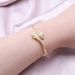 Titanium C-shaped Snake Shaped Adjustable Stainless Steel Women's Exaggerated High-end Opening Bracelet_ipsvogv.com