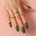 Full Diamond Joint Elephant Combination Set Triangle Personalized New Ring For Women_ipsvogv.com