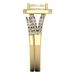 Sanjie Gold Popular Jewelry Hot Selling Handmade Exquisite Square Zircon Ring_ipsvogv.com