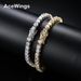 Women's Jewelry Copper Tennis Chain 3mm 4mm 5mm Copper Micro Inlaid Zirconia Single Row Bracelet Hip Hop Bracelet_ipsvogv.com