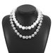 Personalized new minima listpearl bead bracelet necklace, light luxury, niche temperament, multi-layer layered_ipsvogv.com