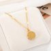 Double Sided Three-dimensional Fuxi Titanium Steel Necklace With Personalized Zircon Versatile Collarbone Chain Pendant_ipsvogv.com