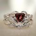 New Creative Fat Triangle Zircon Pair Women's Wedding Ring_ipsvogv.com