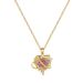 Love 【 】 Star Light Luxury Charm Gorgeous Full Diamond Necklace Women's Versatile Clavicle Titanium Steel Chain 【 】_ipsvogv.com