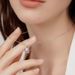 new Atmospheric Light Luxury Amethyst Pendant Female S925 Silver Inlaid Two Color Gemstone Necklace Fashion Customization_ipsvogv.com