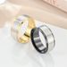 Xiyin's New Dual Color Titanium Steel Couple's Ring, Fashionable And Personalized Bracelet_ipsvogv.com