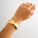 jewelry Personalized Smooth Simple Irregular For Women Versatile Metal Geometric V Shaped Bracelet_ipsvogv.com