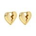 Women's Jewelry Broken Heart Earrings Light Luxury Niche Design High End Fashion Unique Love Earrings_ipsvogv.com