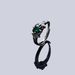 Green Zircon Ring Men, With A High-end Feel Personalized Light Luxury, Versatile Trendy For Women, Niche Design, And_ipsvogv.com