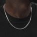 Popular Four Sided Grinding Keel Chain Necklace Hip Hop Personality Square Braided Titanium Steel Men's Necklace_ipsvogv.com