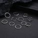 Hot Selling Fashion O-shaped Ripple Minimalist Ring Combination 11 Piece Set_ipsvogv.com