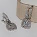 Ms. Cao Shi's Sparkling Zircon With Copper Plated Platinum Earrings_ipsvogv.com