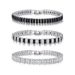 Titanstahl Zirkon Armband Edelstahl Tennisarmband Herren Damenschmuck_ipsvogv.com
