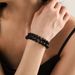 Black Agate Trendy Men's Style Simple Niche Design Personality Men And Women Two Students Korean Version Friends Bracelet_ipsvogv.com