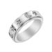 Women's Jewelry Rotating Star Moon Titanium Steel Ring Ladies Temperament Diamond Rose Gold Jewelry_ipsvogv.com