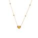 Round Bead Love Necklace Fashionable, Light Luxury, Niche, Simple Collarbone Chain, Short Style, Personalized And_ipsvogv.com