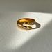 INS Electroplated Titanium Steel Transparent Zircon Open Versatile Ring_ipsvogv.com