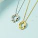 Light Luxury Geometric Oval Sweater Chain Collarbone Necklace Niche Cold And Indifferent Style Irregular Twisted Pattern_ipsvogv.com