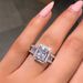 Sanjie Strength Boutique Zircon Engagement Wedding Ring Women's Evening Party Jewelry_ipsvogv.com