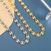 Big Gold Hip Hop Full Diamond Neck DIY Bracelet Cuban Foot Chain Pig Nose Necklace_ipsvogv.com