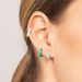 Women's Jewelry S925 Silver Needle C Shaped Ear Buckle Personality Versatile Earring Temperament Hoop Drip Glue Color Earring Ear Ring_ipsvogv.com