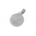 Hip Hop New Round Shield BANSB Alloy Full Diamond Pendant, Personalized And Versatile Street Men's Necklace_ipsvogv.com