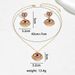 Fashion hip-hop style women's necklace, personalized love, devil's eye, niche design, earrings, long chain_ipsvogv.com