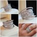 Cao Shi's Multi-layered Ring Is A Unique Niche Accessory For Women, Featuring Fashionable And Shiny Zircon Design_ipsvogv.com