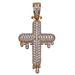 Hip Hop Cross Water Drop Micro Inlaid Zircon Men And Women Trend Ins_ipsvogv.com