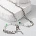 Original Trendy New Chinese Bamboo Titanium Steel Double Layer Necklace Light Luxury High End Design Versatile Men And Women Clavicle Chain_ipsvogv.com