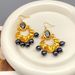 French exaggerated irregular pleated pearl tassel with a temperament personalized design sense, fashionable and earrings_ipsvogv.com