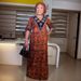 Women's Clothing plus size loose robes V neck printed dress_ipsvogv.com
