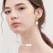Niche design love heart hanging pearl style popular female earrings copper plated with real gold temperament fashion high end_ipsvogv.com
