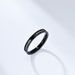 Titanium Steel Diamond Cross Love Ring Neutral Style Wedding Ring for Men and Women_ipsvogv.com