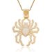 Men’s Jewelry Set Fashion New Hip Hop Oversized Spider Pendant Slightly Inlaid With Zircon Exaggerated Personality Men's Hip Hop Necklace_ipsvogv.com