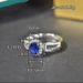 Cao Shi's Light Luxury Geometric Flower Ring, French Aristocratic Style, High-end Feeling, Rings, Fashionable_ipsvogv.com
