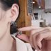 Women’s Jewelry Set Fashion Earrings Autumn And Winter Pearl Zircon Silver Needle Simple And Versatile Light Luxury Metallic Accessories_ipsvogv.com