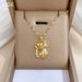 【 Titanium Steel 】 Black Eyed Cat Zircon Light Luxury Temperament Gorgeous Full Diamond Necklace Women's Versatile_ipsvogv.com