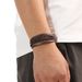 new leather hand woven bracelet men's magnet buckle stainless steel bracelet jewelry women's_ipsvogv.com