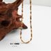 Maillard Natural Round Agate Crystal Bead Necklace For Women, Versatile And High Grade Sweater Chain Jewelry_ipsvogv.com